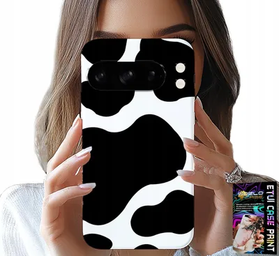 Produktbild von Hülle für Google Pixel 8 Pro - Schwarz-weiße Kuhmuster, modische Designs
