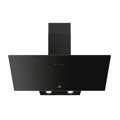 Produktbild von Dekorative, schräge Dunstabzugshaube – CONTINENTAL EDISON – CEHDI90B – A+++ – L 90 cm – Schwarz