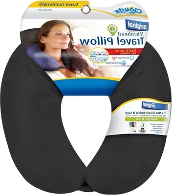 Immagine prodotto di Cuscino da viaggio con microsfere per il collo - Nero