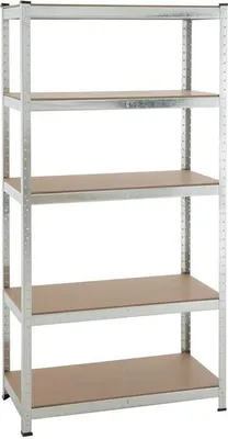 Produktbild von Lagerregal Steckregal Werkstattregal 180x90x45cm Kellerregal Schwerlast verzinkt