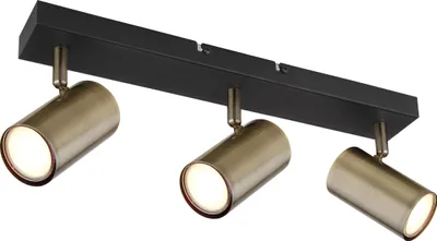 Produktbild von Globo Lighting Strahler Metall schwarz matt, 3x GU10