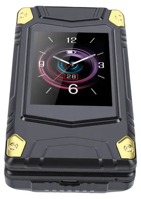 Produktbild von 4G LTE, SIM-unabhängiges Klapphandy mit 2,8-Zoll- und 2,4-Zoll-Dual-Display für Senioren; unterstützt Bluetooth, SOS, MP3, Anrufe, SMS und Internet; Farbe: Schwarz