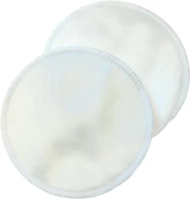 Produktbild von CARRIWELL Natural SILK Washable Breastfeeding PADS 6PCS waschbare Stilleinlage
