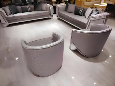 Produktbild von -Premium Möbel Wohnzimmer set 3+3+1 Sitzplätzen Sofagarnitur 2x Sofas Sessel