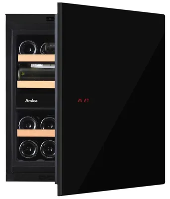Produktbild von Amica - WK 341 800 V - Weintemperierschrank - 26 Flaschen - Noir