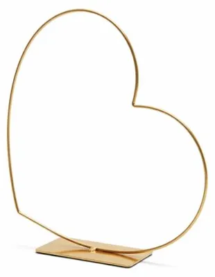 Productafbeelding van Decoratief Hart Frame Horizontaal Goudkleurig 39 Cm