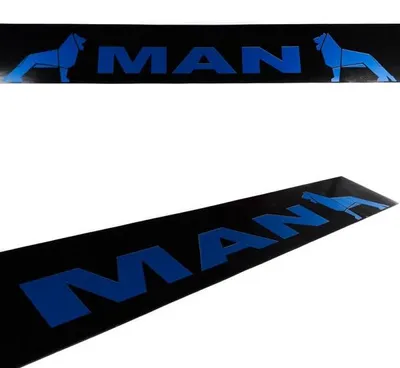 Imagen del producto de Guardabarros para semirremolque MAN azul sobre | 40x240cm