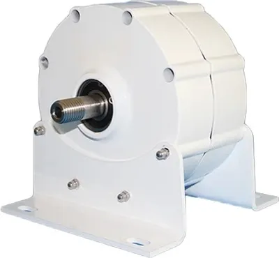 Produktbild von Generátor s permanentným magnetom,  v rámci EÚ, nízke otáčky pre domáce použitie, 12V, so základňou, 2000W 300RPM