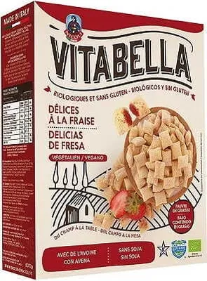 Immagine prodotto di Cuscino d'avena con ripieno di fragole senza glutine300 g Vitabella