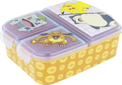 Produktbild von POS HANDELS GMBH P:OS Dreigeteilte Brotdose im Pokemon Design Sonstige