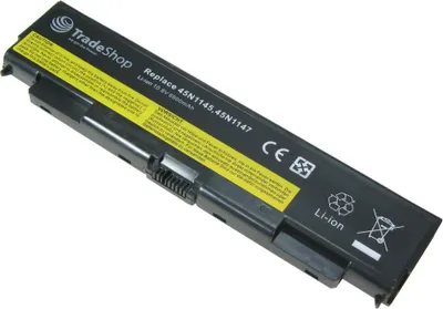 Produktbild von Hochleistungs Li-Ion Akku, 10,8V/11,1V / 6600mAh ersetzt IBM Lenovo 45N1144 45N1145 45N1148 45N1149 45N1150 45N1151 45N1158 45N1159 45N1160 45N1161 45N1147 45N1153 0C52863 0C52864 Thinkpad Battery 57++