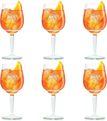 Produktbild von Aperol Spritz Gläser 450 ml - 6 Stück