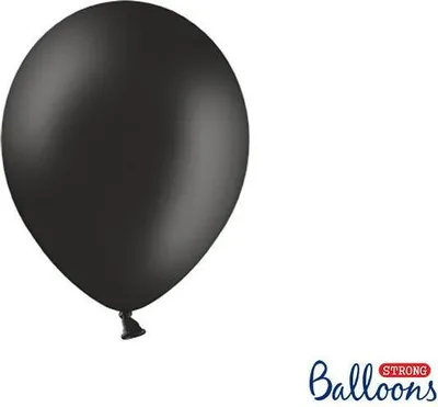 Obrázek produktu pro Balónky Strong, pastelově černé, 23 cm, 100 ks.