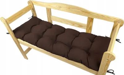 Produktbild von Gartenbankkissen, braun, 200x40x8, Gartenkissen, Gartensitzkissen, Outdoorkissen, Gartenkissen