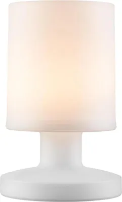 Produktbild von Livarno home LED Akku Tischleuchte warmweiß IP44 kabellos USB-Ladekabel Zylinder