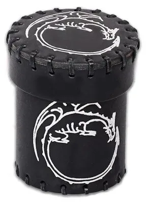Produktbild von Würfelbecher - Black Dragon (Leder)