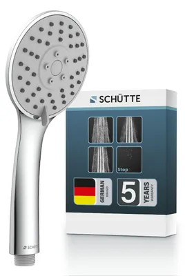 Produktbild von Duschkopf mit Weichstrahltechnologie und Wasserstoppfunktion