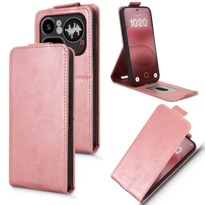 Immagine prodotto di Custodia a libro per Nothing Phone 4a Pro con scomparto per carte, rosa