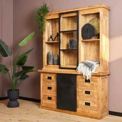 Produktbild von Starfurn - Vitrine Nashville - 160 cm