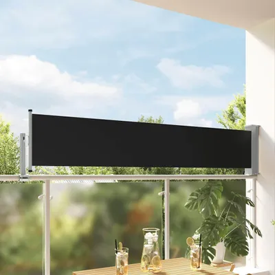 Image de Vidaxl Garden Bildschirm Erweiterbar 60x300 cm Schwarz