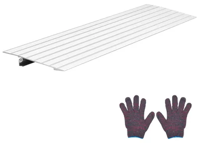 Zdjęcie produktu dla Rampa Progowa Vevor Aluminiowa 196X864X26 Mm Udźwig 360 Kg Antypoślizgowa