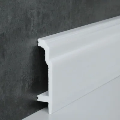 Produktbild von PROVISTON Sockelleiste 24.5 x 108 x 2000 mm Polystyrol Fußleiste Weiß