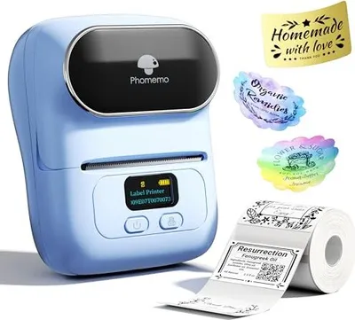 Produktbild von PHOMEMO M110 Label Drucker, Bluetooth-Selbstkleber-Drucker-Barcodes, Unternehmen, Büros, QR-Codes, Logos, Schmuck, Einzelhandel, kompatible Telefone P