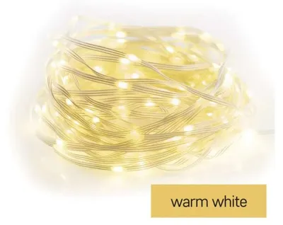 Obrázok produktu pre Emos D3AW15, Svetelný dekoračný pás, Čierna, Priehľadná, Polyvinylchlorid (PVC), IP44, 120 žiaroviek, Žiarovky bez možnosti výmeny