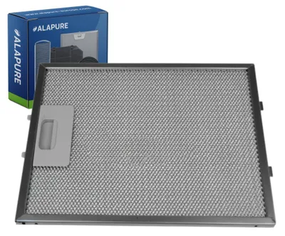 Image de Filtre métallique Alapure, compatible avec les modèles Ikea 481248048083, dimensions : 215 x 268 x 8 mm