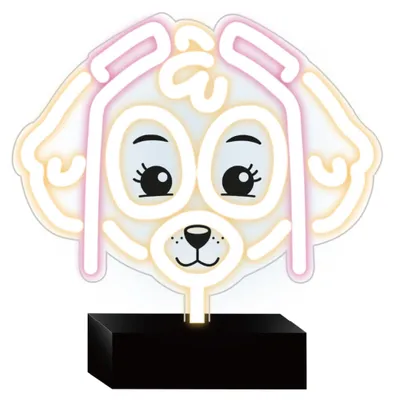 Produktbild von Neon LED Ständer Paw Patrol - Skye Kinderlampe OW-120546