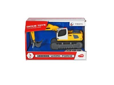 Image de Dickie Toys - Véhicules jouets, Liebherr Work Force, 2-sort ; 203722003