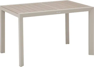 Produktbild von Gartentisch "evasion" holzoptik leinen &amp ton 4-sitzer lates aus aluminium  - Hespéride