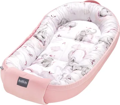 Immagine prodotto di Bellochi Velvet Babyest Babystchen Newborn - fatto a mano - cotone e velluto - certificato Öko -Tex - nido per bambini - 90x60x12cm - habarigani