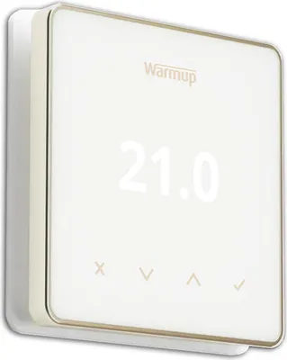 Immagine prodotto di Warmup Element Termostato ambiente WiFi intelligente con tecnologia SmartGeo, per riscaldamento a pavimento, riscaldamento elettrico, bianco