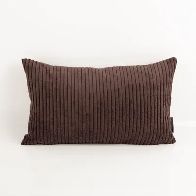 Produktbild von Kissenhülle Breitcord Coffee Braun Meterware Look modern Größe 30x50cm (HxB) 30x50cm (HxB) Größe