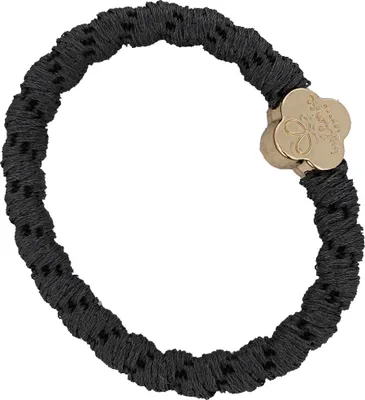 Obrázek produktu pro By Eloise London Gold Quatrefoil Woven Charcoal Grey