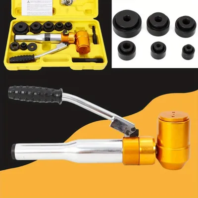 Obrázek produktu pro Hydraulický lis na děrování plechů - Lis na děrování kovů - Lis na děrování trubek - Lis na děrování ocelových plechů - Hydraulický děrovací nástroj