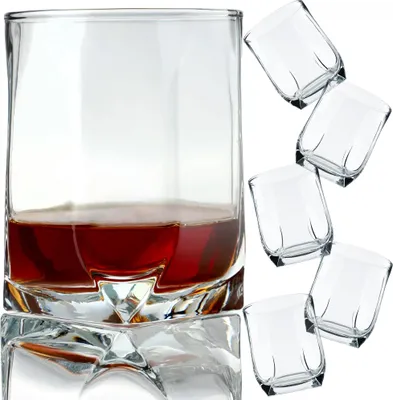 Image de Verres à whisky - Tumbler - 320 ml - Lot de 6 - Verre - Pour whisky et boissons