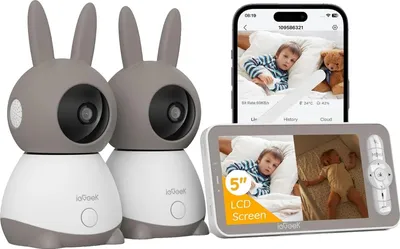 Obrázek produktu pro Dětská chůvička, rozlišení 2K HD, 360° úhel pohledu, inteligentní sledování