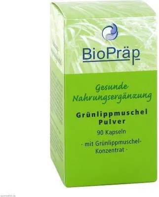 Produktbild von Grünlippmuschel Pulver Kapseln 90 St