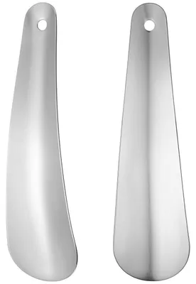 Produktbild von Schuhlöffel Kurz Metall 16 cm 2 Stück Aufhängeloch