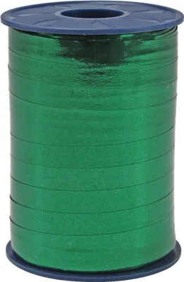 Produktbild von Metallic Ringelband tannengrün, 250-m-Spule, 10 mm