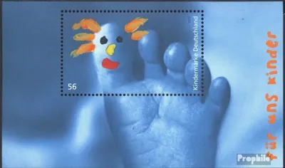Produktbild von Briefmarken BRD (BR.Deutschland) 2002 Mi Block60 (kompl.Ausg.) Ersttagssonderstempel gestempelt Für Kinder