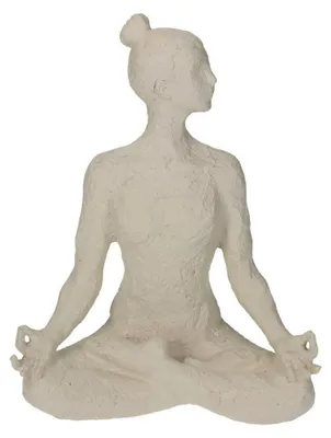 Produktbild von Deko-Objekt Frau in Yoga-Pose 24 x 11 x 18 cm