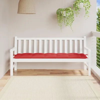 Immagine prodotto di vidaXL Cuscino per panchina da giardino rosso 180x50x7 cm Tessuto Oxford