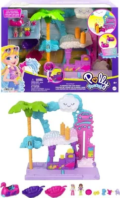 Image de Lavage de voiture MATTEL Polly Pocket Flamingo HHJ05