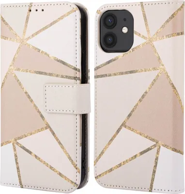 Produktbild von imoshion Design Klapphülle iPhone 11 - Beige Graphic