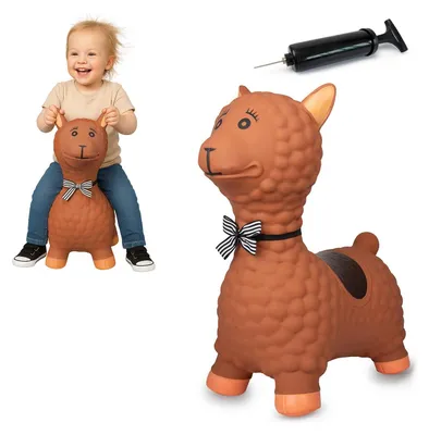 Produktbild von Jamara Hüpftier Lama braun mit Pumpe, 1 Jahr(e), Braun