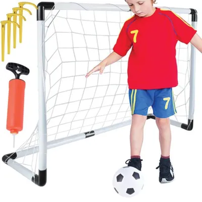 Produktbild von Fußballtor + Ball + Pumpe 23459