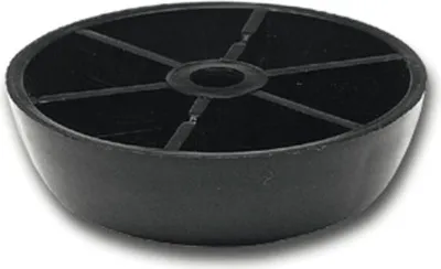 Produktbild von Möbelgleiter (Möbelfüße) ø 44 mm Höhe 15 mm Polsterfüße Kunststoff schwarz